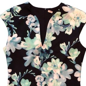 Adult size 6 floral fitted dress